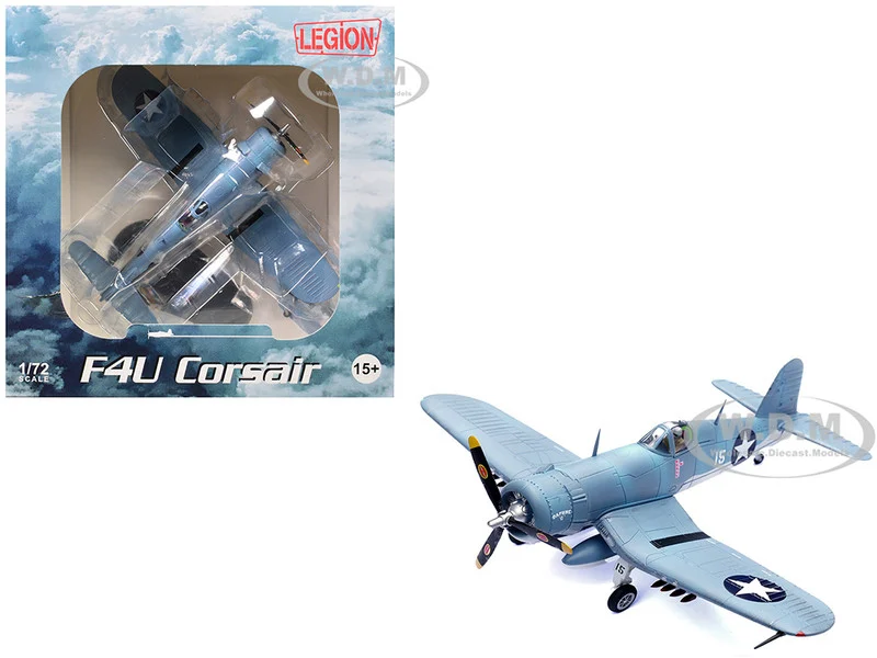 Vought F4U-1 Corsair Fighter Plane "Daphne 'C', 2nd Lt. James N. Cupp, VMF-213, Hell Hawks, Guadalcanal" (1943) United States Marines 1/72 Diecast Model Airplane by Legion