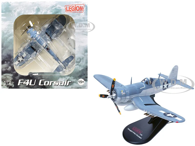Vought F4U-1A Corsair Fighter Aircraft "Marines Dream, Capt. Edwin Olander, VMF-214 Black Sheep, Vella Lavella, Solomon Islands" (1943) United States Marine Corps 1/72 Diecast Model Airplane by Legion