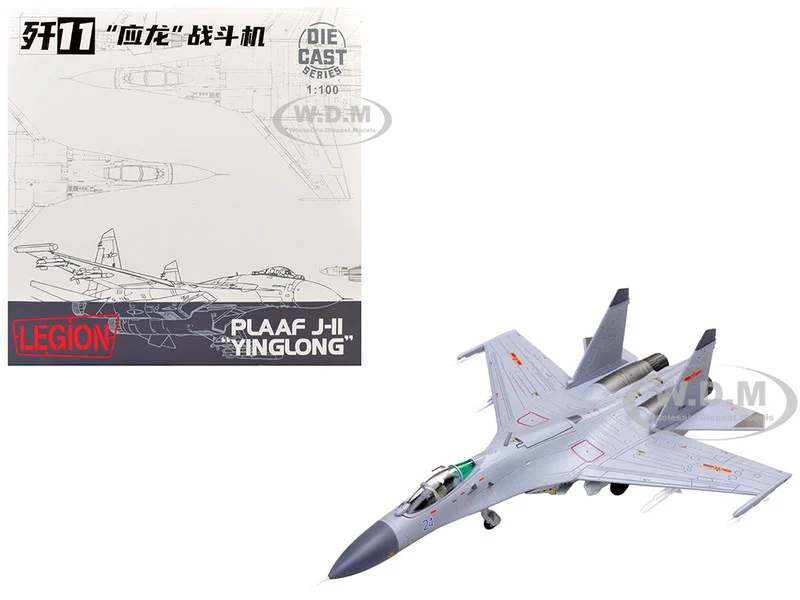 Shenyang J-11BH Yinglong Aircraft "Blue 24" (2014) People’s Liberation Army Navy Air Force 1/100 Diecast Model Airplane by Legion