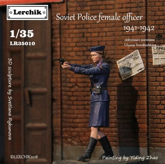 Lerchik 35010A 1/35 Soviet Police Female Officer 1941-1943 (policewoman uniform version)