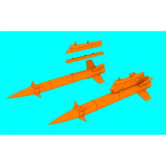 LF Models LF3D4809 1/48 MP-1000 Pescador Anti-ship Missile (2pcs) for MB326, T-28 Trojans IA-58 Pucara kits