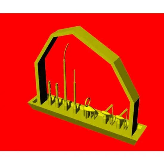 LF Models LF3D4811 1/48 Bf 109G/K Upgrade Detail set (universal) - Model Planes