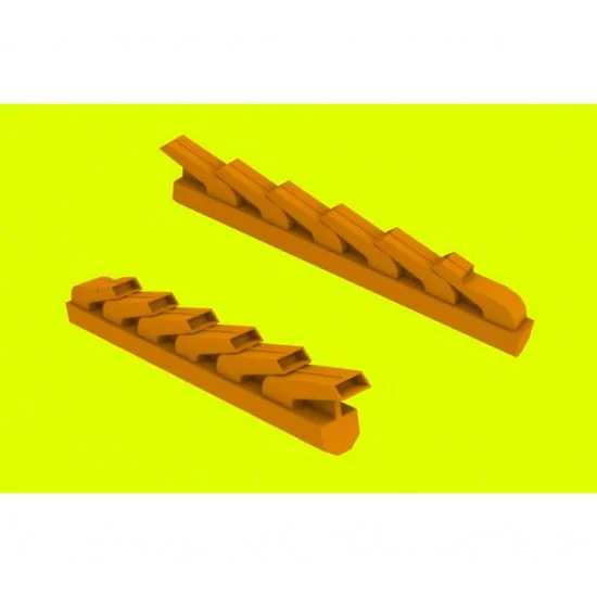 LF Models LF3D7201 1/72 Messerschmitt Bf 109E-1/3/4/7 Exhaust Stacks for Eduard / Special Hobby kit