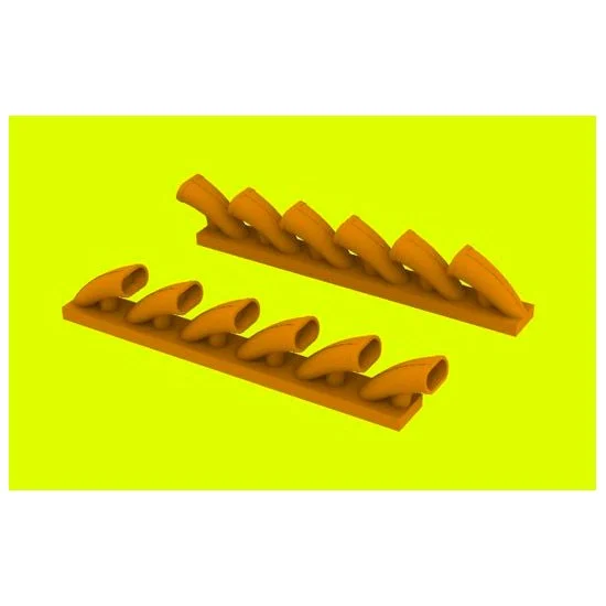 LF Models LF3D7202 1/72 Hawker Tempest Mk.V/VI Exhaust Stacks for AZ Model kit - Model Planes