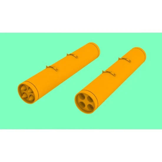 LF Models LF3D7209 1/72 LAU-10 A ZUNI Rocket Pod (2pcs) for MB326/339, G.91 Gina, Alpha Jet, Mirage