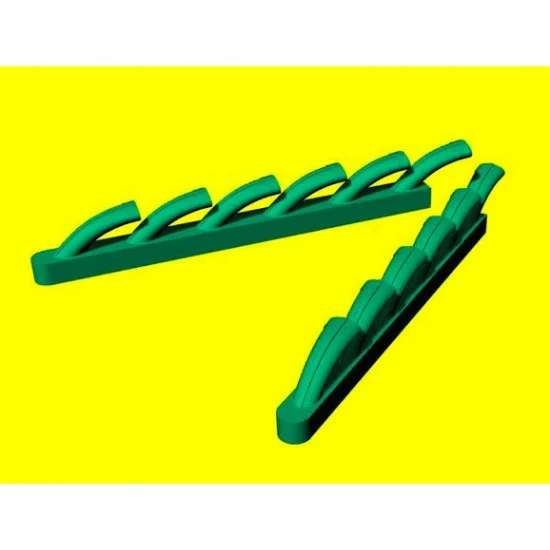 LF Models LF3D7223 1/72 Ju 87D/G Exhaust Stacks for Academy / Special Hobby kit. - Model Planes