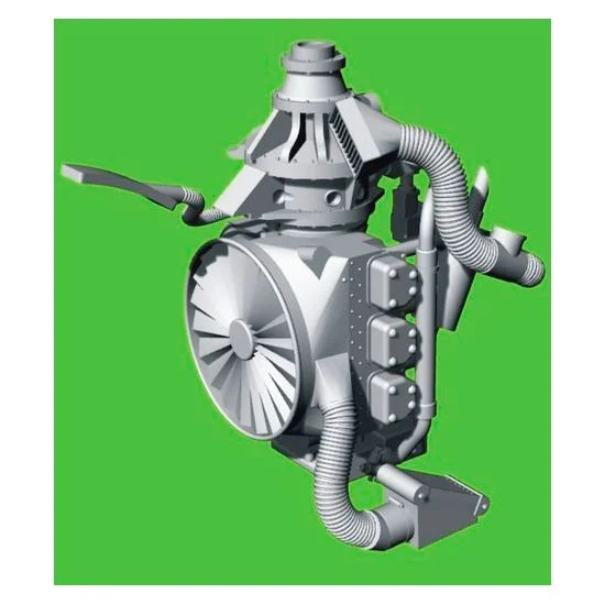 LF Models LF3D7226 1/72 Piston Engine O-335 for LF Models UH-12/OH-2