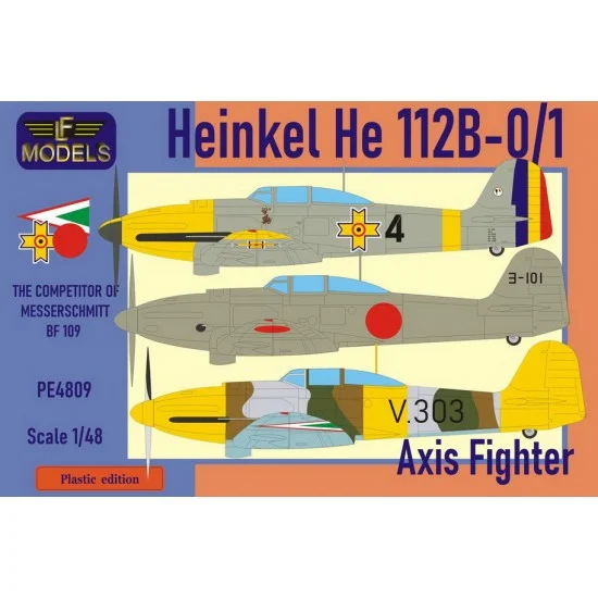 LF Models PE4809 1/48 Heinkel He 112B-0/B-1 Axis Fighter