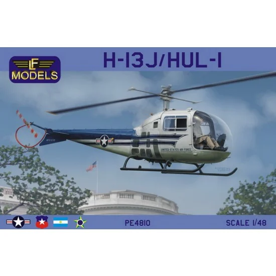 LF Models PE4810 1/48 H-13J/HUL-1 (US VIP Transport, US Navy, Brazil, Argentina, Chile)
