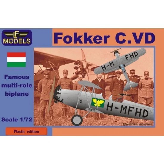 LF Models PE7205 1/72 Fokker C.VD Hungary Bristol Jupiter engine - Model Planes