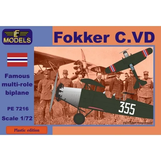 LF Models PE7216 1/72 Fokker C.VD Norway Bristol Jupiter - Model Planes
