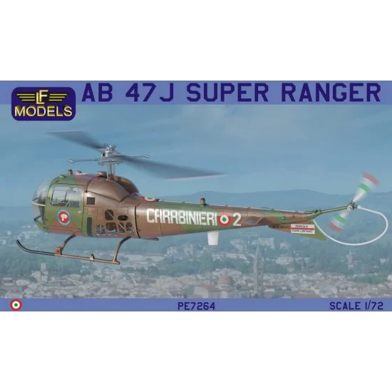 LF Models PE7264 1/72 AB 47J Super Ranger (Carabinieri, SAR rescue, Italian AF) - Model Planes