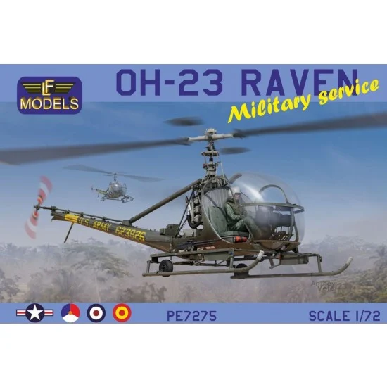 LF Models PE7275 1/72 Hiller OH-23 Raven Military service