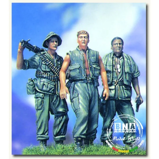 Legend Productions LF0052 1/35 Three Fighting Man - Model Figures