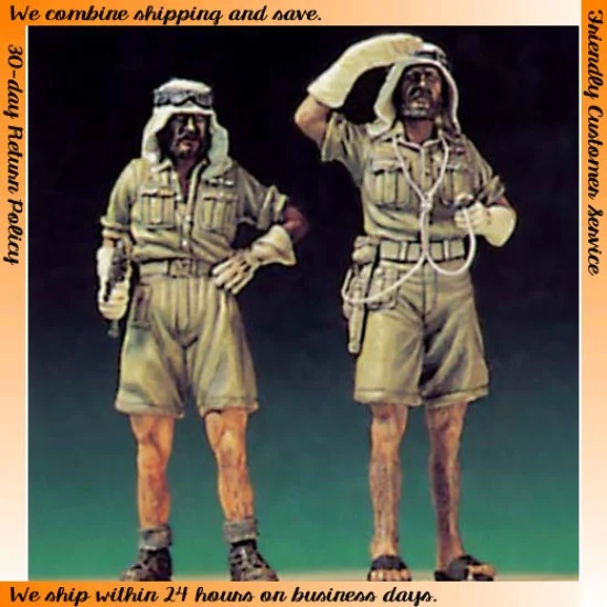 Legend Productions LF0064 1/35 WWII British Special Air Service (SAS) Soldiers (2 Figures) - Model Figures