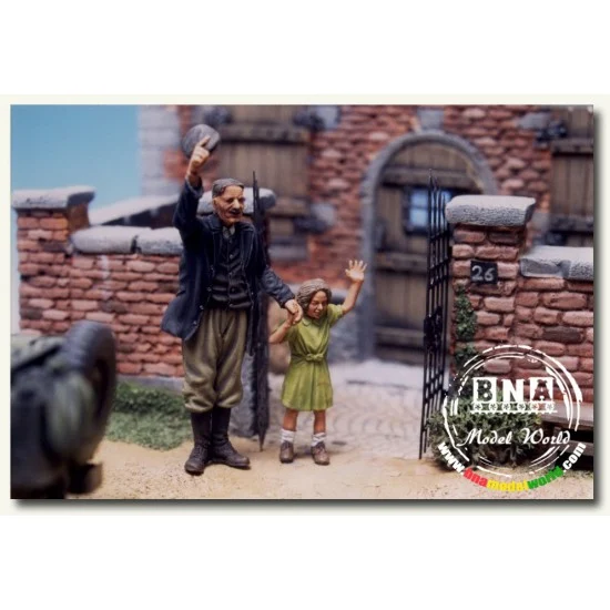 Legend Productions LF0088 1/35 "Welcome!" Farmer & Granddaughter (2 Figures) - Model Figures