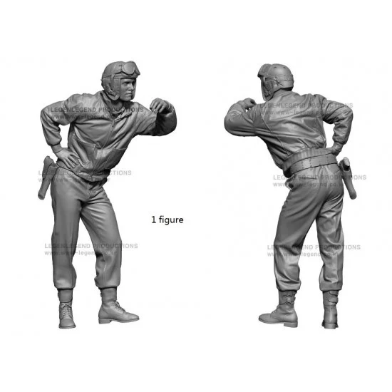 Legend Productions LF4830 1/48 WWII US Tank Gunner (1 figure) - Model Figures