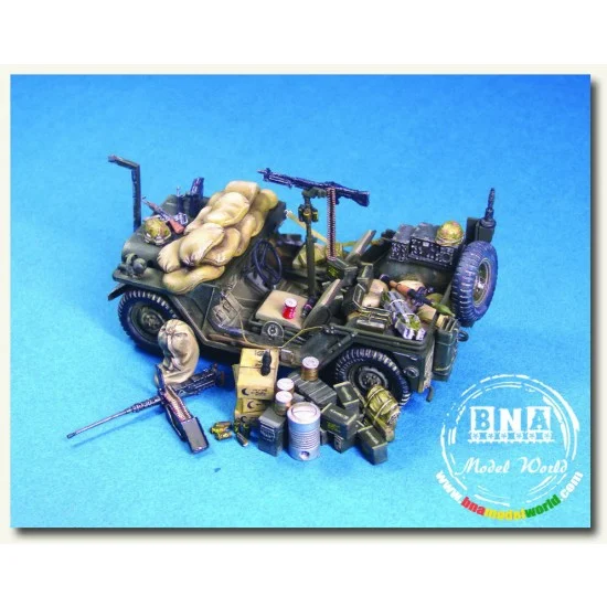 Legend Productions LF1051 1/35 M151 Military Utility Tactical Truck (MUTT) Accessories Set (Vietnam) - Military Vehicles & Tanks