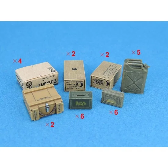 Legend Productions LF1444 1/35 WWII US AFV Generic Stowage set - Military Vehicles & Tanks