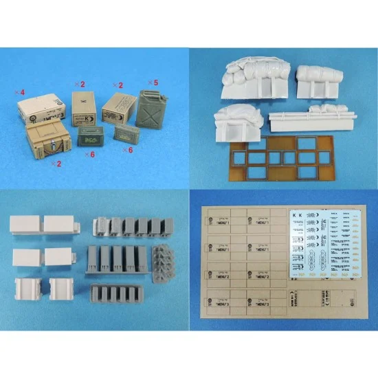 Legend Productions LF1446 1/35 US M3A1 Scout Car Stowage set - Military Vehicles & Tanks