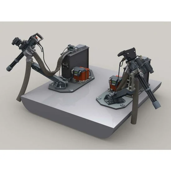 Legend Productions LF3D057 1/35 M134D Minigun on EC725 Gun Mount (Helicopter's left/right door applications) w/3000rd Ammo Box - Model Planes