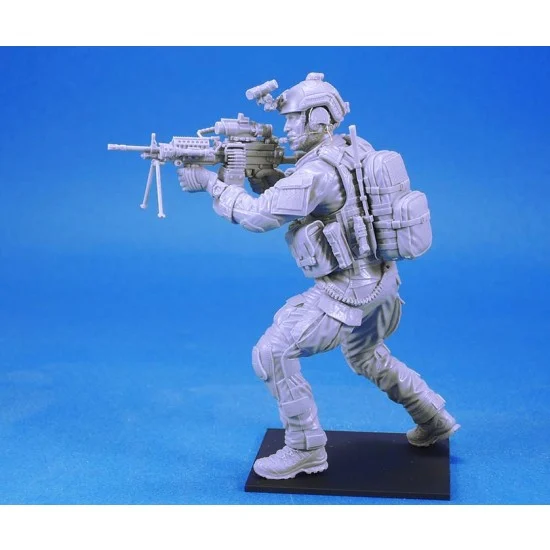 Legend Productions LF3D16002 1/16 US Navy Seal #2 Mk.48 MG Gunner (3D Sculpted) - Model Figures