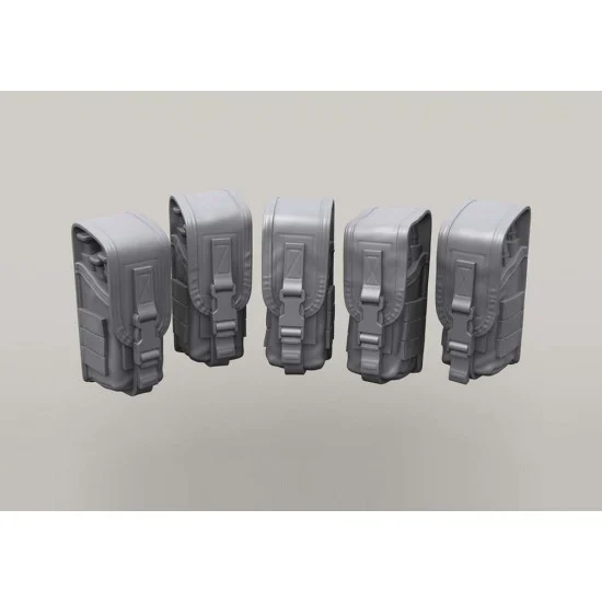 Legend Productions LF3D16004 1/16 HSGI Universal Modular Magazine Pouch set (6pcs) - Model Figures