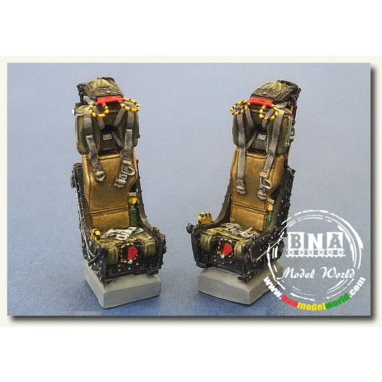 Legend Productions LF4002 1/48 Martin Baker Mk.H7 Ejection Seats Set with Seat Belts (2pcs) - Model Planes