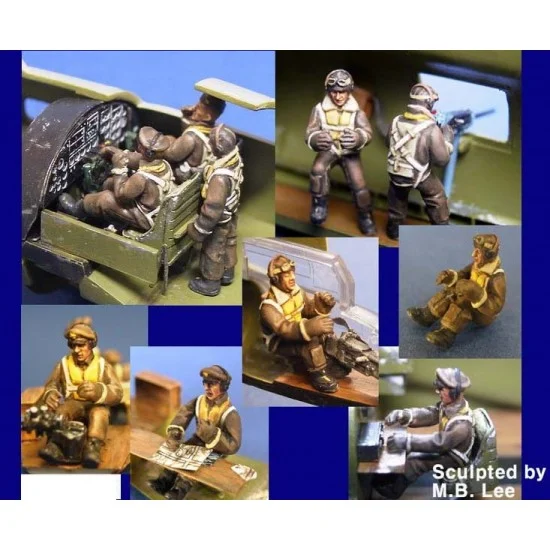 Legend Productions LA7202 1/72 B-17 Flying Fortress Crew set (10 figures)