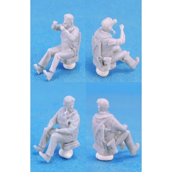 Legend Productions LA7225 1/72 WWII US Navy Pilot & Rear Gunner set Vol.2 (Engaged, 2 figures) - Model Planes