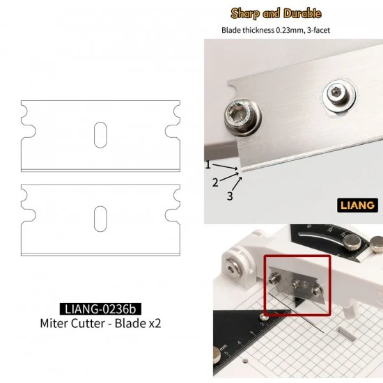 Liang Model LIANG-0236b Blade (2pcs) for Miter Cutter