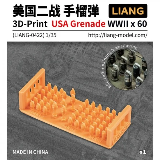 Liang Model LIANG-0422 1/35 WWII US Grenade x60