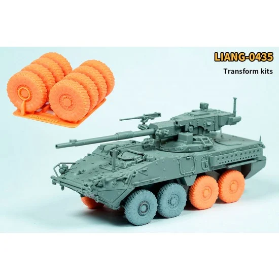 Liang Model LIANG-0435 1/72 Stryker M1128 M1132 M1134 M1135 Sagged Wheels for Dragon/Transform