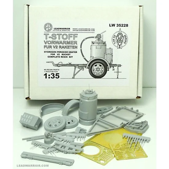 Lead Warrior 35228 1/35 T-Stoff Vorwarmer Hydrogen Peroxide Heater for V2 Rocket