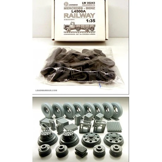 Lead Warrior 35243 1/35 Mercedes L4500A Railway Conversion set for Zvezda kit - Military Vehicles & Tanks