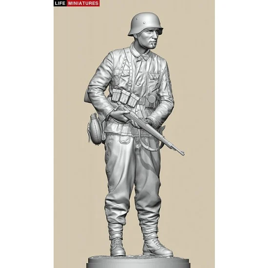 Life Miniatures 20004 1/10 Ambush at Poteau 'SS Panzergrenadier, KG Hansen' - Model Figures