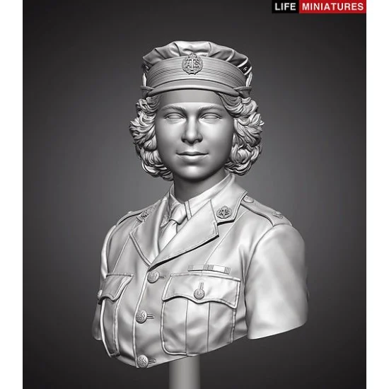Life Miniatures B029 1/10 Princess Elizabeth, 2nd Subaltern in ATS 1945 (resin bust) - Model Figures