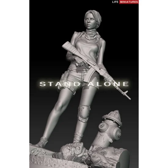 Life Miniatures FUS003 90mm scale Stand Alone (standing figure w/scenic resin base) - Model Figures