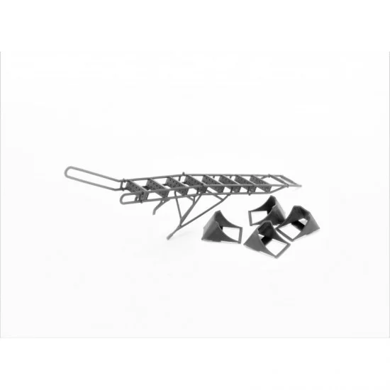 LP Models 72030 1/72 Sukhoi Su-27 Ladder Early & Chocks set