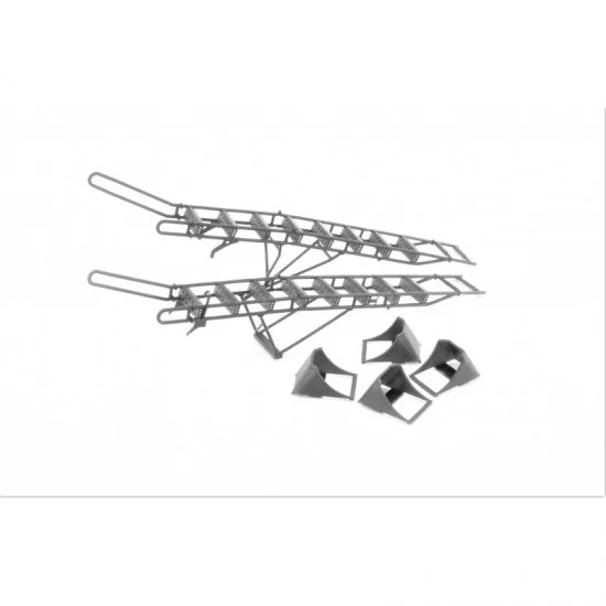 LP Models 72031 1/72 Sukhoi Su-27 Ladder Early & Chocks & service ladd.