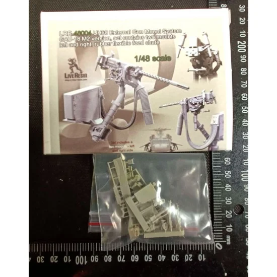 Live Resin LRE48004 1/48 UH60 External Gun Mount System GAU-18 M2 Version