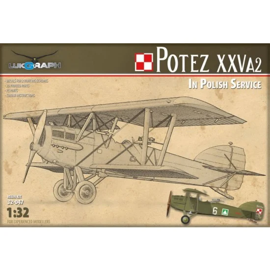 LUKGRAPH 32-47 1/32 Potez XXV A2 (25) in Polish Service