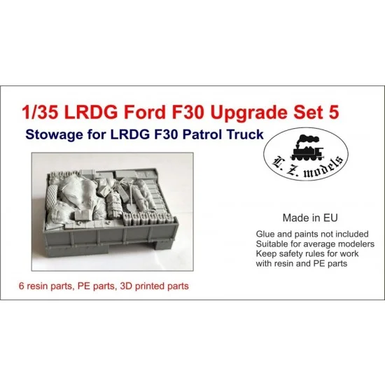 LZ Models 35005 1/35 LRDG Ford F30 Upgrade set #5 Full Load Patrol Truck - Military Vehicles & Tanks