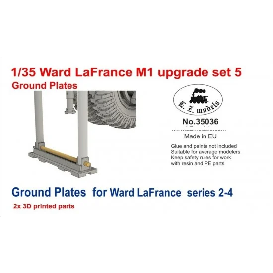 LZ Models 35036 1/35 Ward LaFrance M1 Upgrade #5 - Ground Plates series 2-4