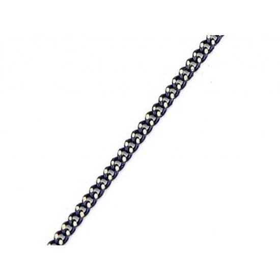 Minor 100006 1m Twist Oval Black Chain (1.5 x 1.2 x 0.3mm) - Hobby Tools & Supplies