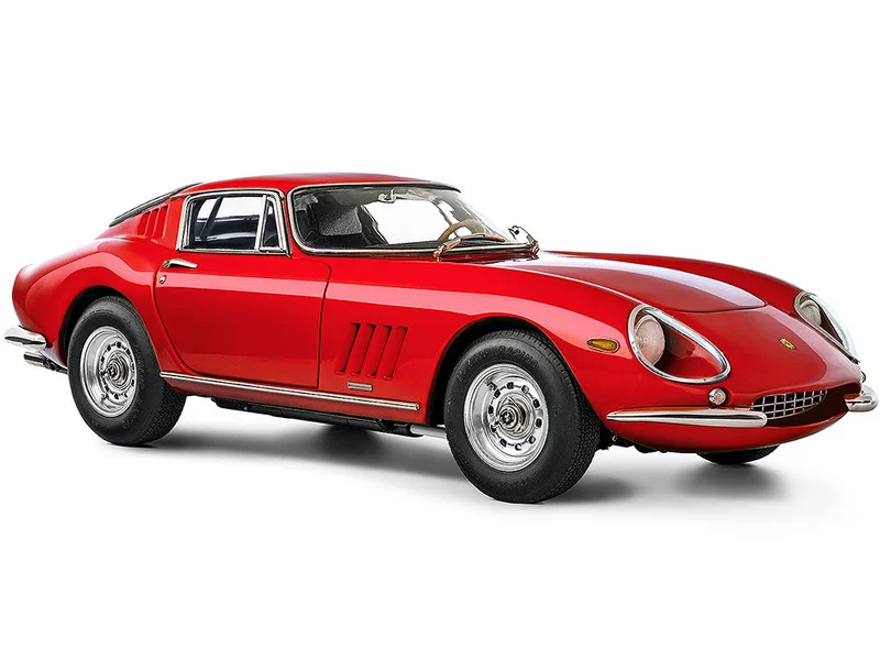 1966 Ferrari 275 GTB/C Red 1/18 Diecast Model Car by CMC - Ferrari Models