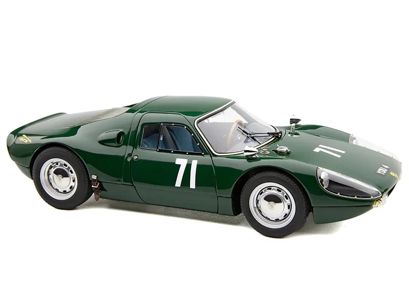 Porsche 904 Carrera GTS #71 Irish Green "Goodwood Revival TT Race" (2018) Limited Edition to 1500 pieces Worldwide 1/18 Diecast Model Car by CMC - Porsche Models