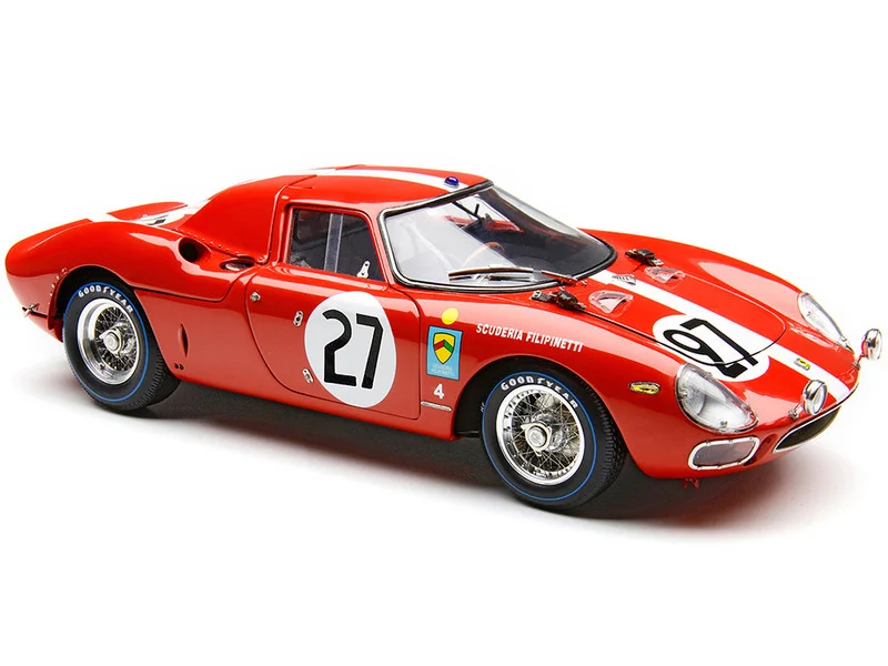 Ferrari 250 LM RHD (Right Hand Drive) #27 Dieter Spoerry - Armand Boller "24 Hours of Le Mans" (1965) Limited Edition to 1500 pieces Worldwide 1/18 Diecast Model Car by CMC