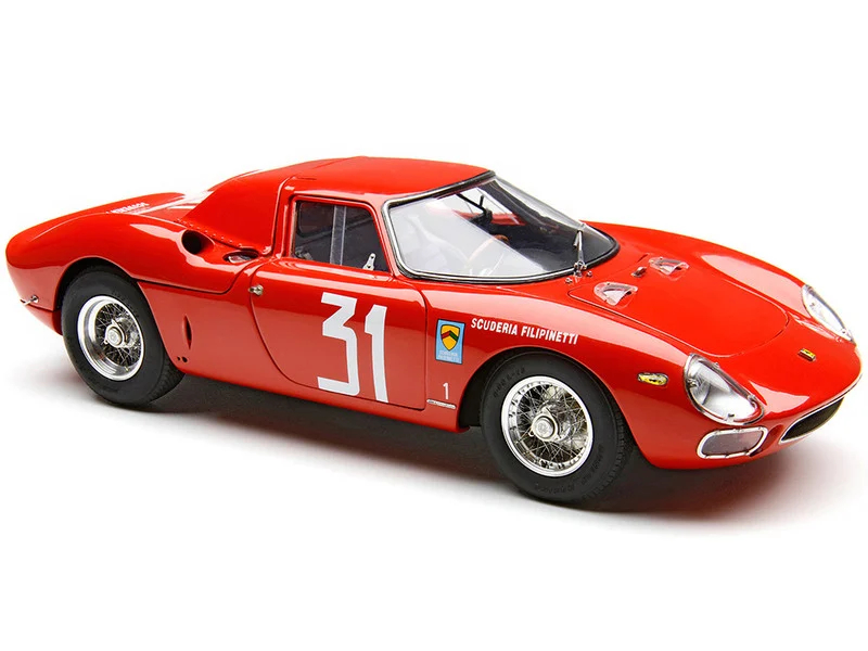 Ferrari 250 LM #31 Nino Vaccarella Winner "Monza Intereuropa" (1964) Limited Edition to 1500 pieces Worldwide 1/18 Diecast Model Car by CMC - Ferrari Models