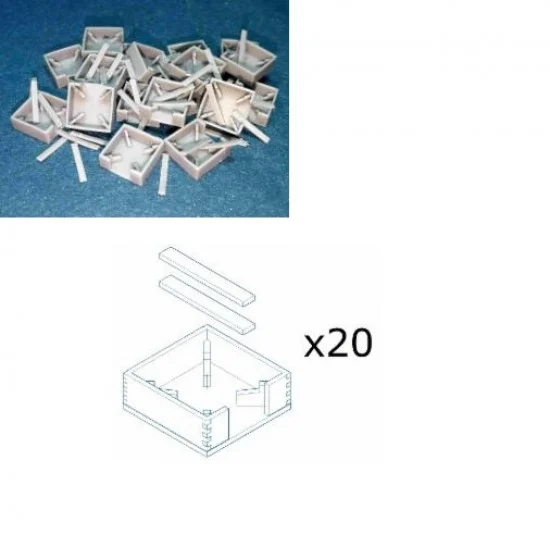 Minor 351109 1/35 Tellermine 42 Empty Wooden Cases - Scenics & Diorama